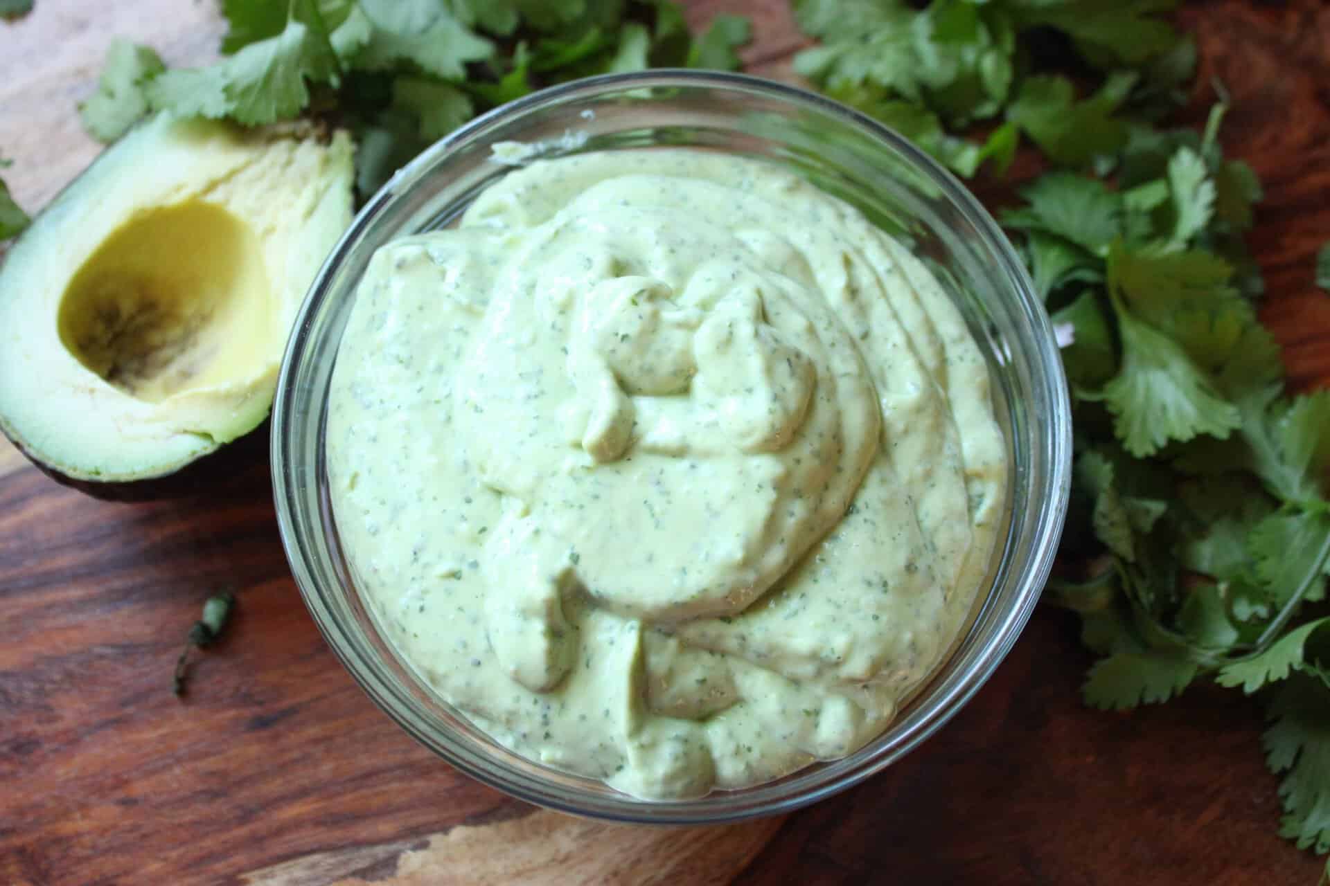 Avocado And Cilantro Dressing