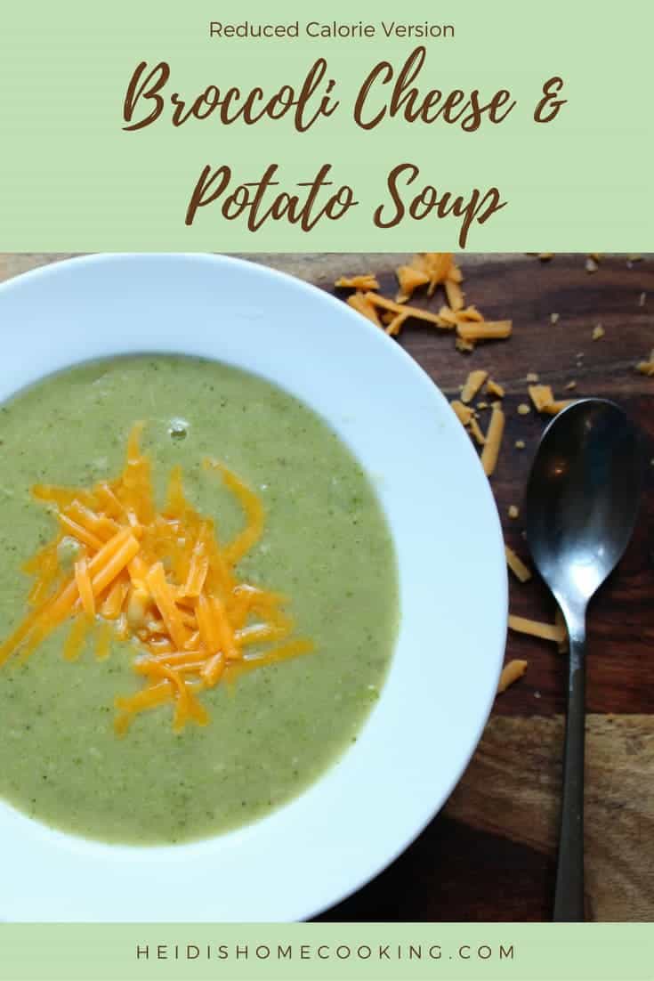 Broccoli Cheese and Potato Soup Pin