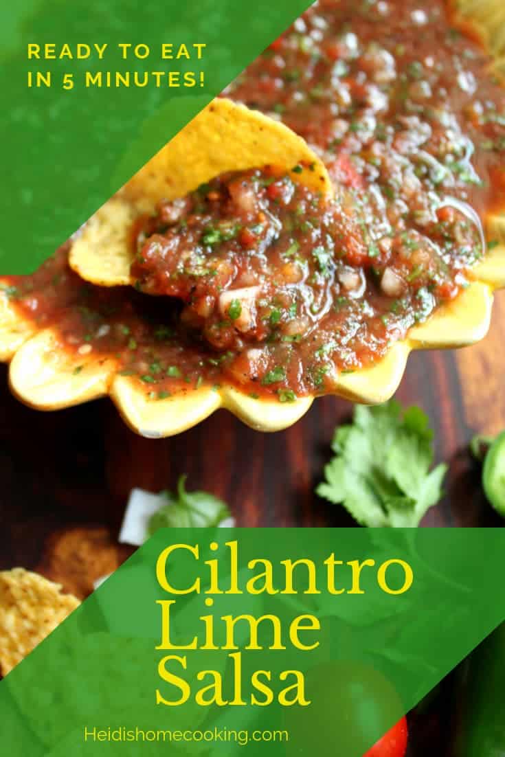Cilantro Lime Salsa Pin