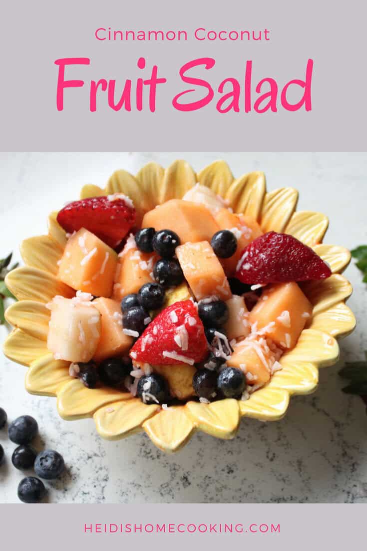 Refreshing Cinnamon Coconut Fruit Salad with a Tropical Twist 5 Cinnamon Coconut Fruit Salad Pin