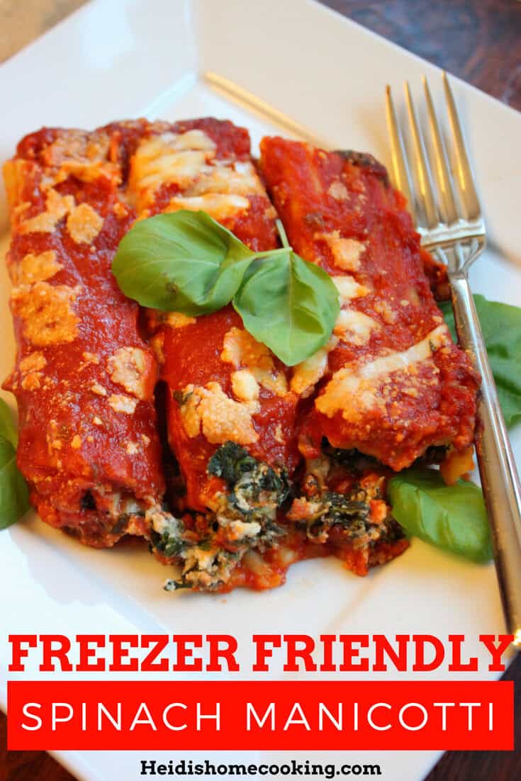 Freezer-Friendly Spinach Manicotti: A Comfort Meal for New Moms 9 Freezer-Friendly Spinach Manicotti Pin