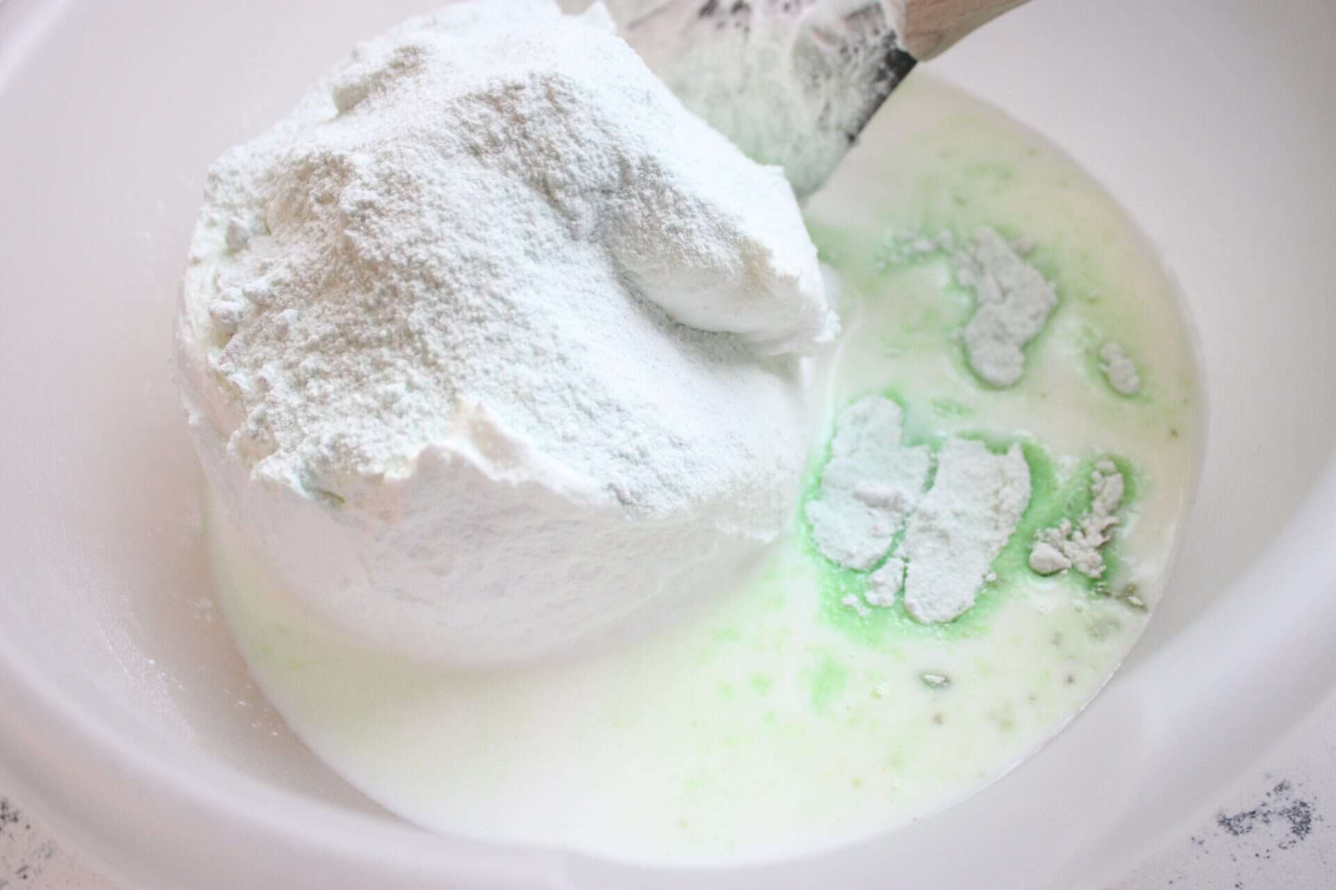 Ingredients in Bowl Before Being Mixed Together
