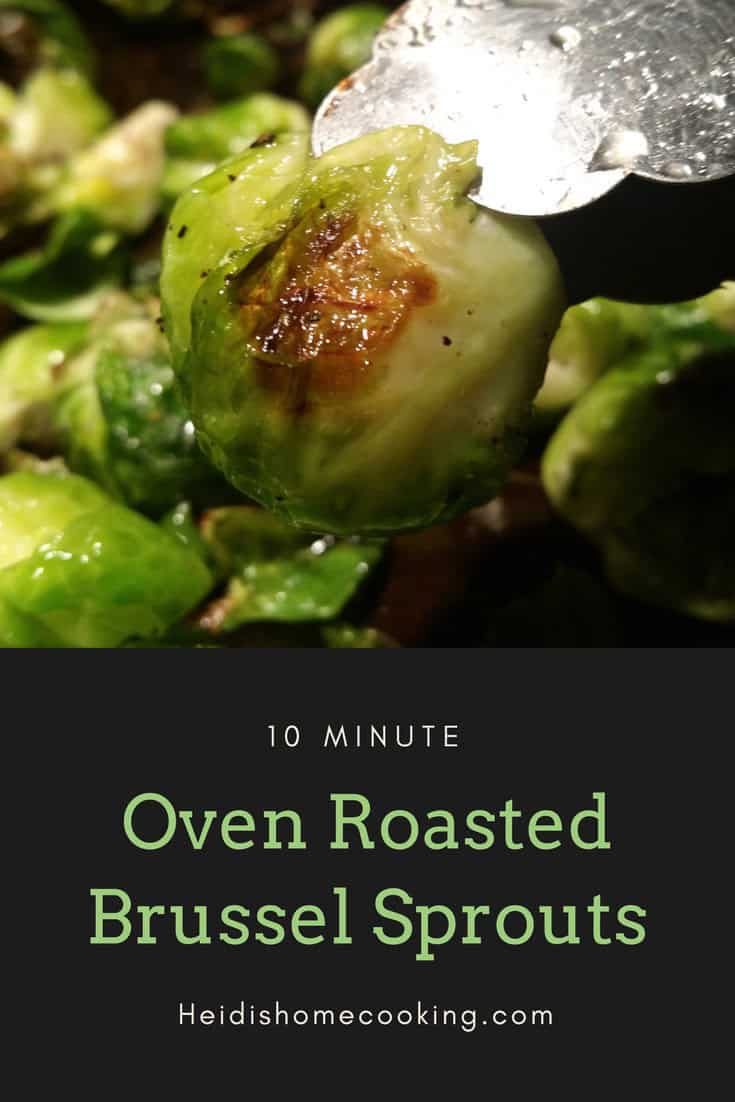 Oven Roasted Brussel Sprouts Pin