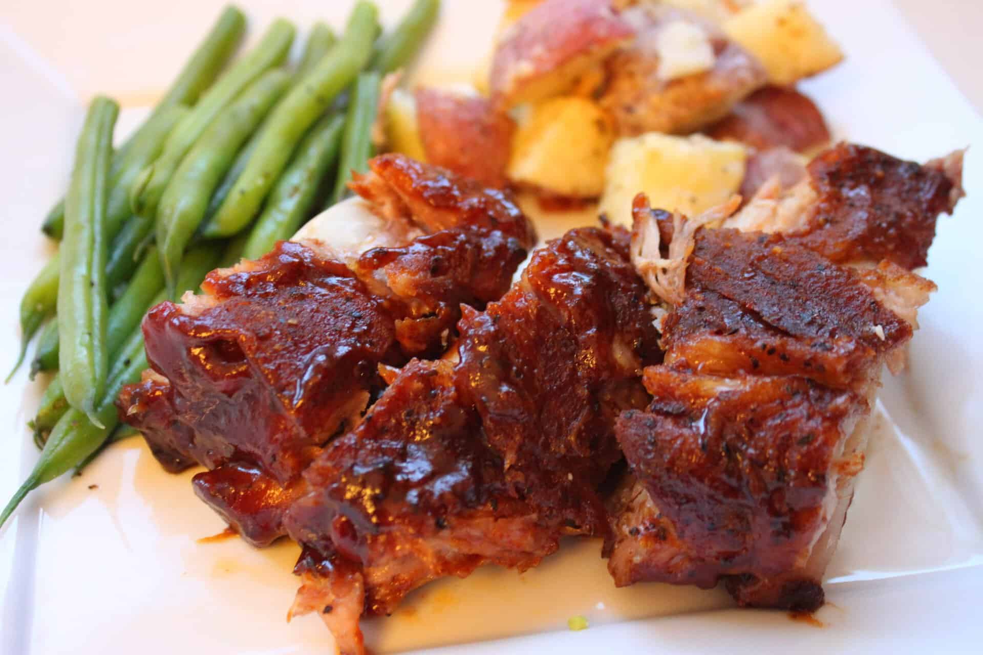 How to Make Perfect Crockpot Baby-Back Ribs in 4 Steps 10 Up Close Picture of Perfectly Easy Crockpot Baby-Back Ribs with Green Beans and Potatoes