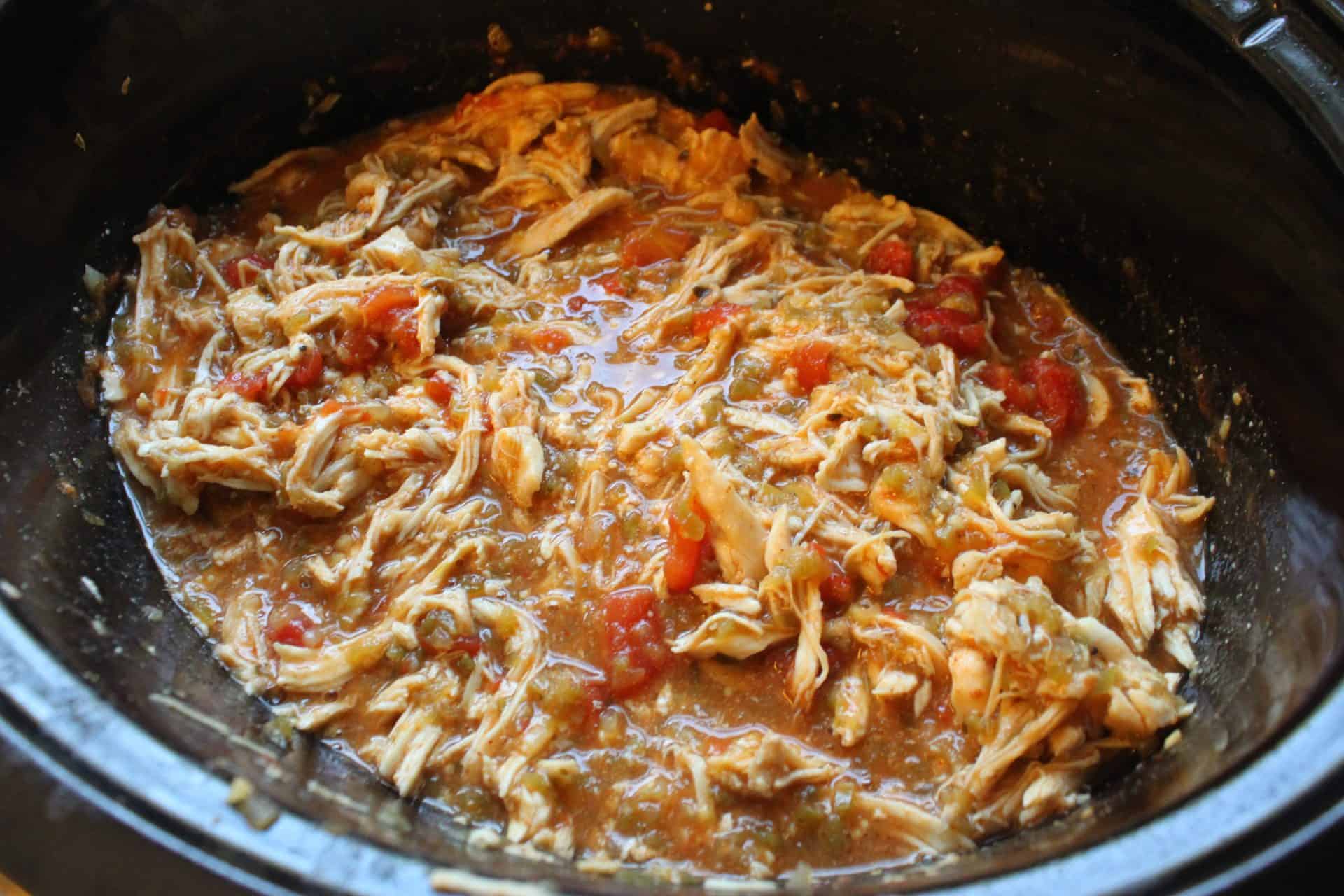 Shredded Chicken in the Crockpot