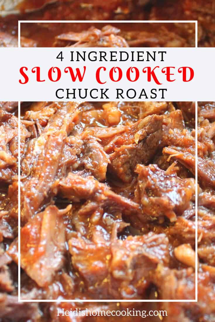 Irresistible Crockpot Pork Shoulder: A Flavorful Slow Cooked Delight 7 Slow Cooked Chuck Roast Pin