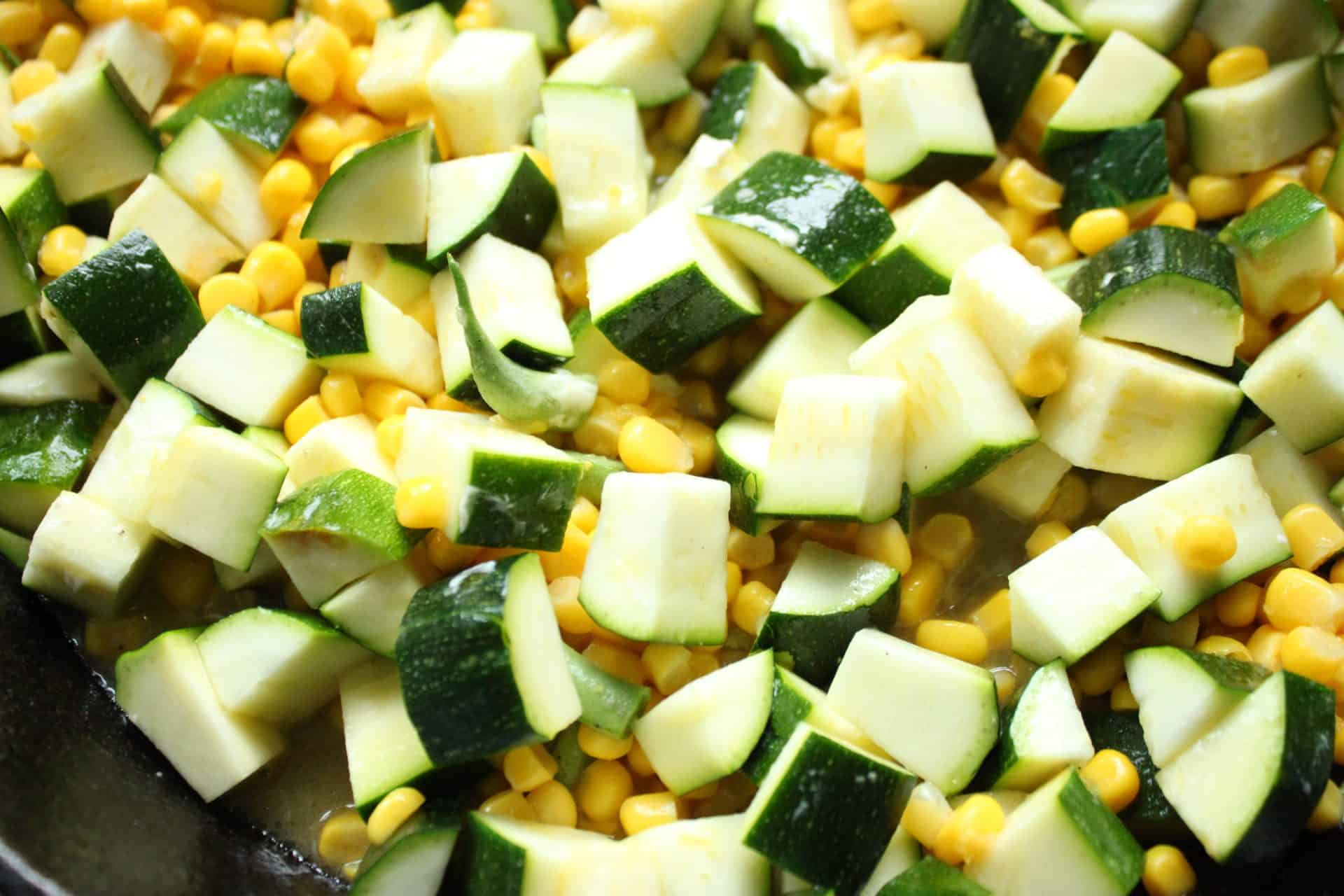 Zucchini, Corn, and Olive Oil